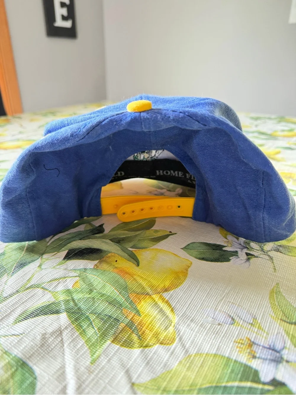 Vintage 90s Fighting Irish Blue and Yellow Baseball Cap